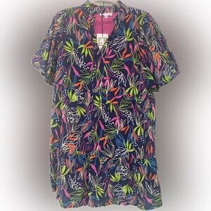 NWT THML mini dress puff sleeve M